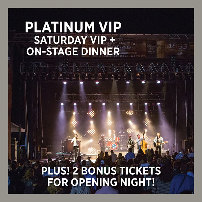 Platinum VIP Ticket GWFF