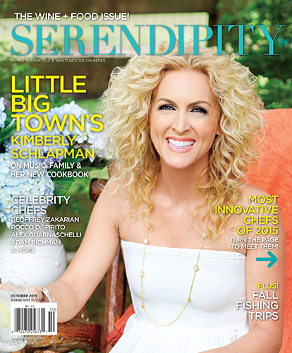 October 2015 Cover Kimberly Schlapman Wine and Food Issue Little Big Town