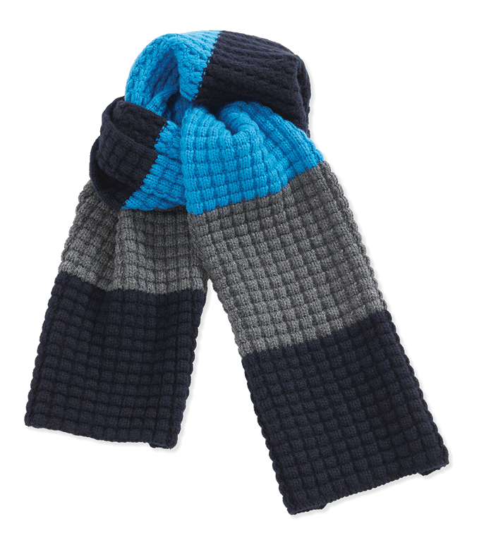 Burberry waffle-knit scarf