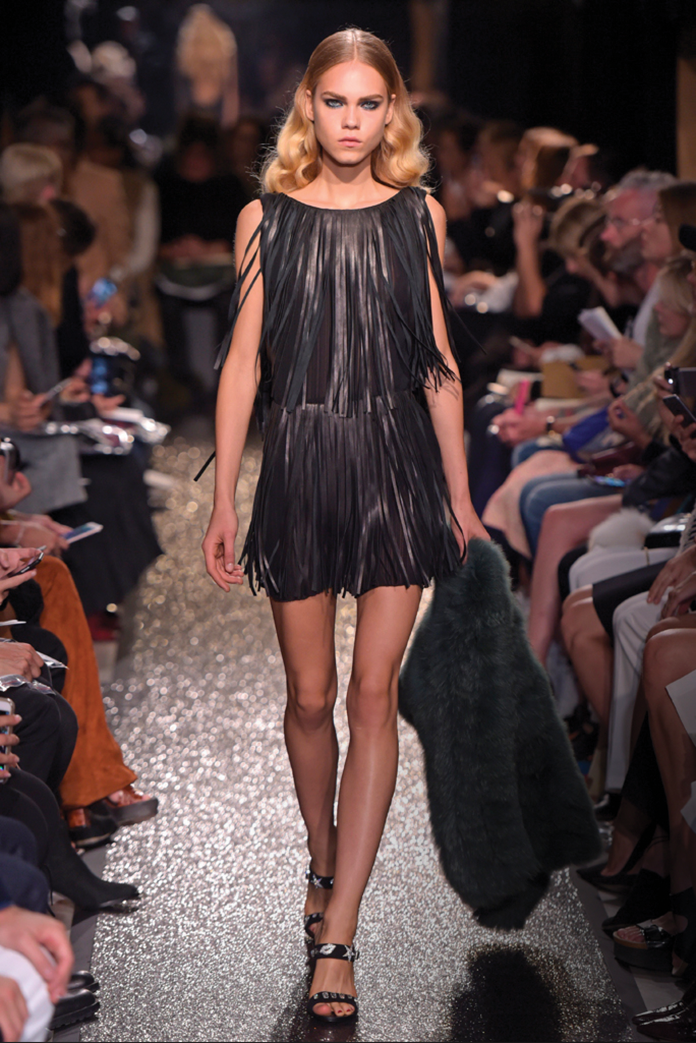 Fringe (shown on the Sonia Rykiel runway at NY Fashion Week) works equally well for fashion and home goods.