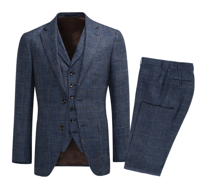 Suitsupply Havana Blue Check suit