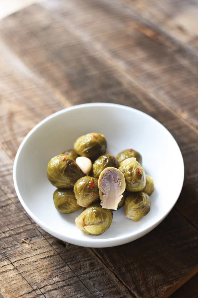 Baldicci's Spicy, Pickled Brussels Sprouts