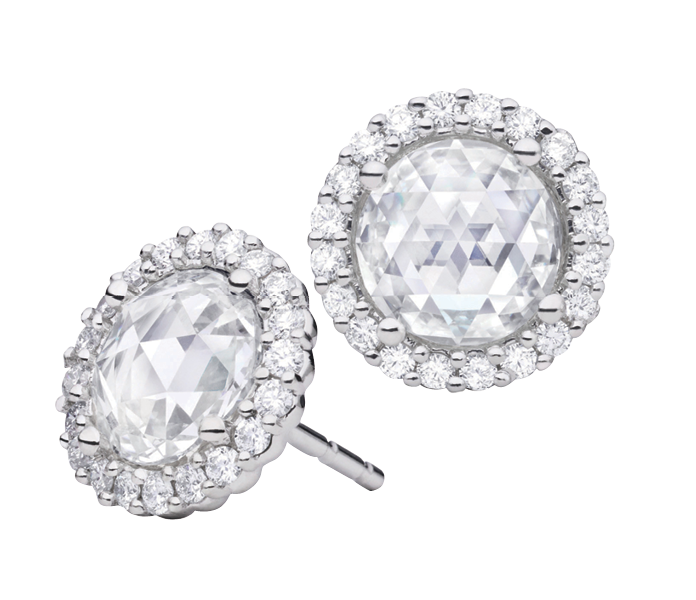 paul-morelli-rose-cut-diamond-stud-earrings