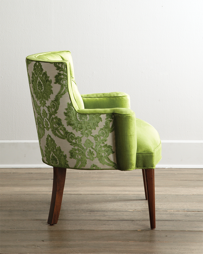 colors green hautehouse tiffany damask chair