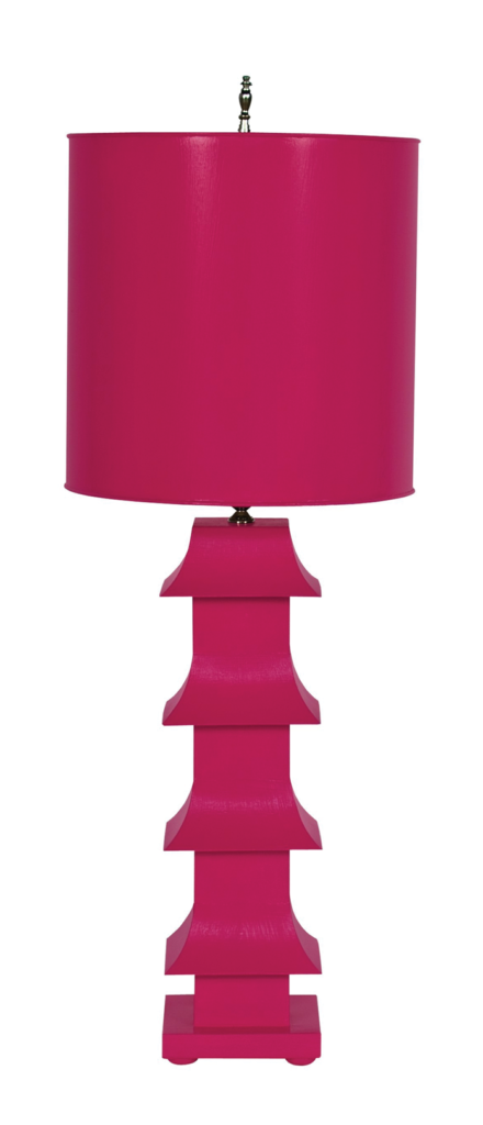 hot pink worlds away table lamp
