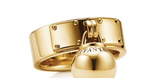 Tiffany & co ball dangle ring