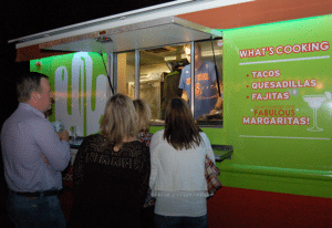 Taco Loco was among the food trucks serving up comfort foods for the festivities.