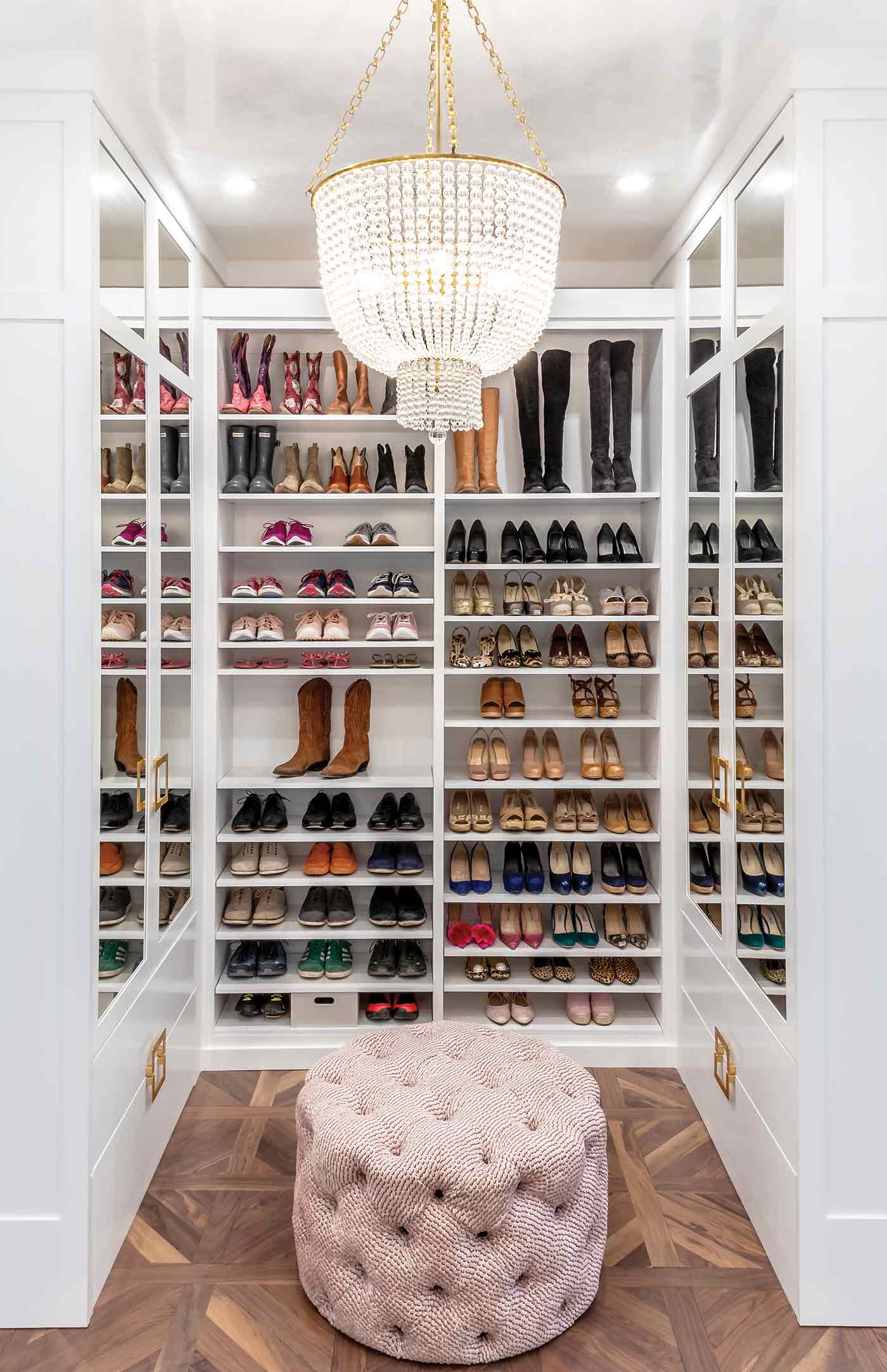 organization shoe closet