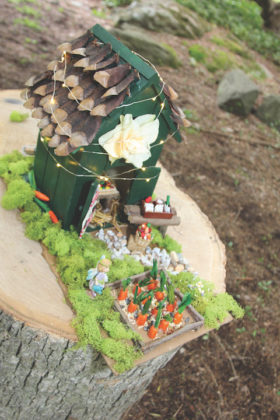 Fairy House created by Committee Co-Chair Jennifer Butler