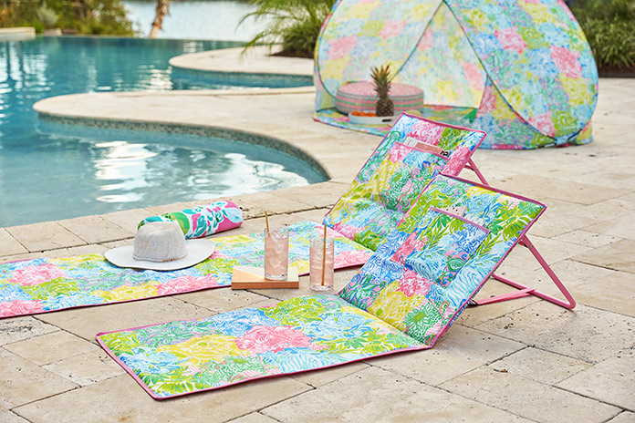 outdoor lounger from Pottery Barn Kids