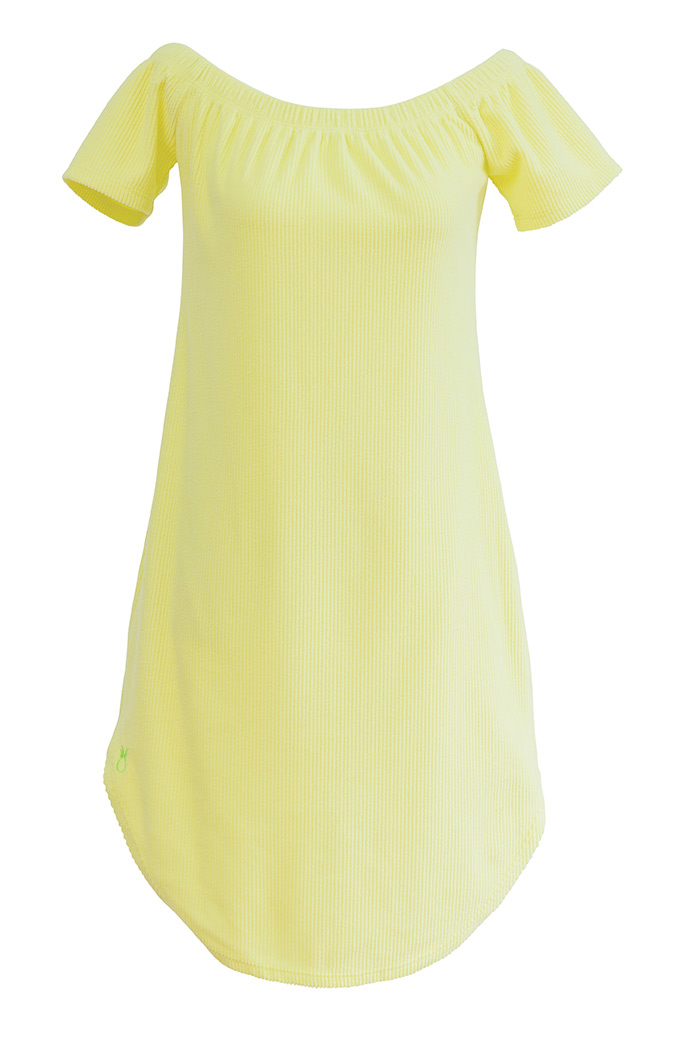 yellow dress from Dudley Stephens
