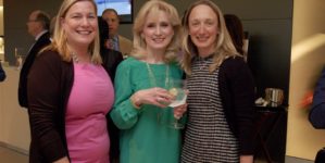Image of Director of Special Events for Greenwich Hospital Stephanie Dunn Ashley, ONSF Foundation Director Susan Plant and ONSF Board Secretary Dr. Katie Vadasdi
