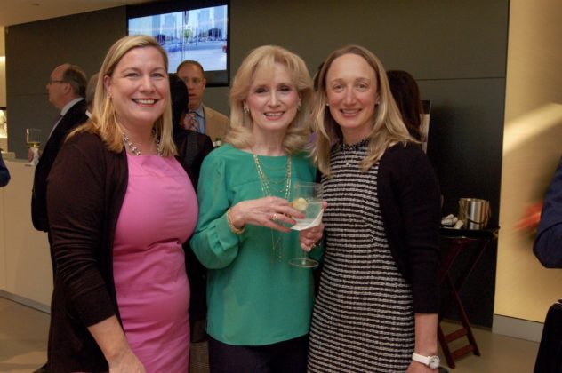 Image of Director of Special Events for Greenwich Hospital Stephanie Dunn Ashley, ONSF Foundation Director Susan Plant and ONSF Board Secretary Dr. Katie Vadasdi