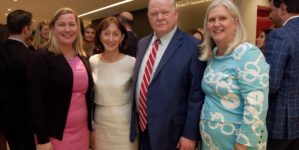 Image of Director of Special Events Stephanie Dunn Ashley, Vice President Noel Appel, President Norman Roth and Foundation Associate Jackie Hvolbeck, all of Greenwich Hospital