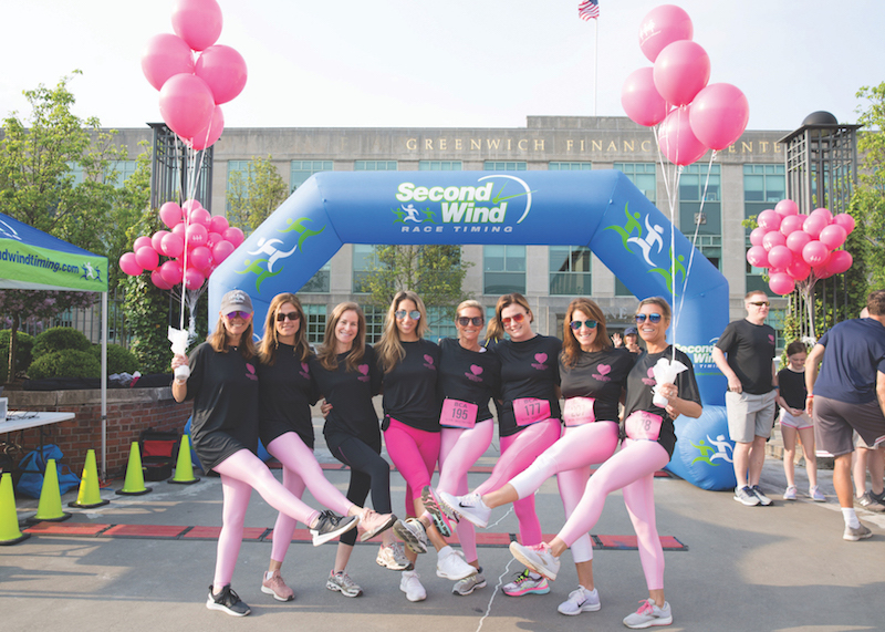 Image of Yonni Wattenmaker, Elisa Wilson, Meg Russell, Christa Civitillo, Sophie Pelletier-Martinelli, Xandy Duffy, Lois Kelly, Claire Kiger at the BCA 5k