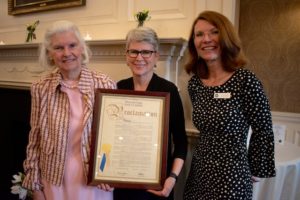 Image of Susan Henry, Westchester County Legislator Kitley Covill and President Lori Ensinger