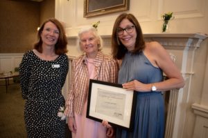 Image of Lori Ensinger, Susan Henry and NYS Director of Community Outreach Nancy Fink