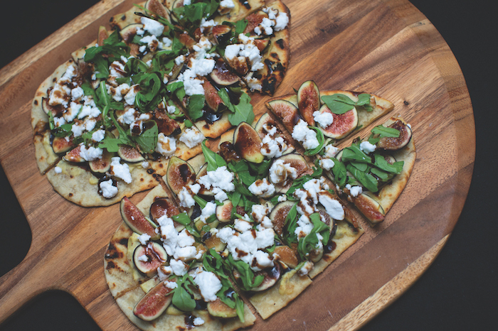 pizza with figs on it