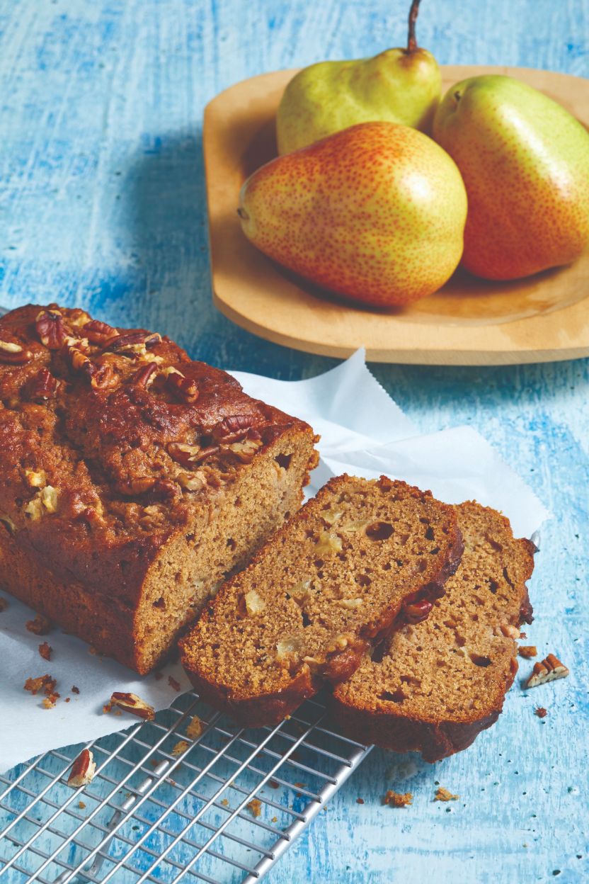 ginger spiced pear bread