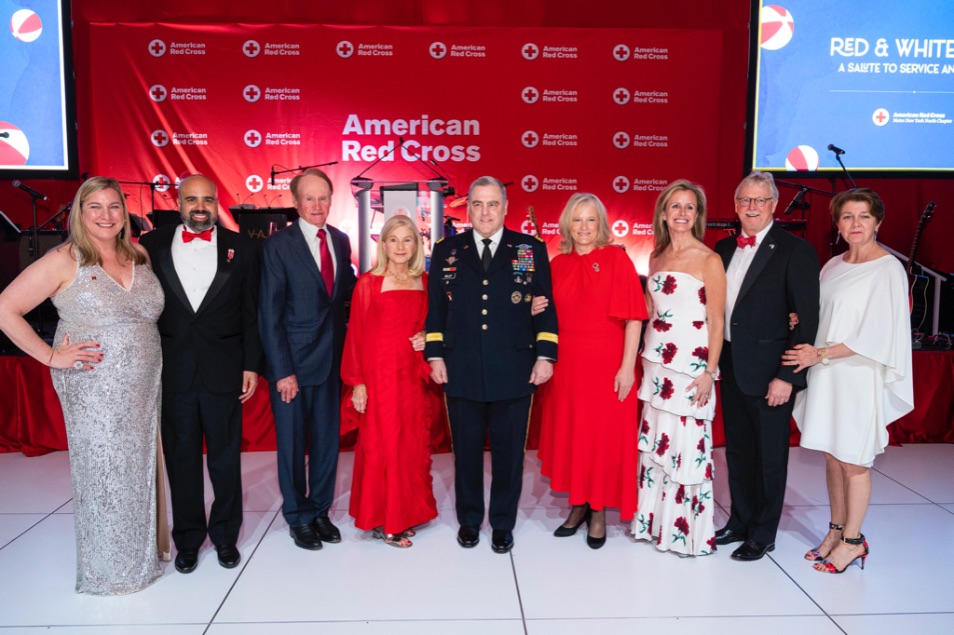 Stephanie Dunn Ashley, Koby Langley, Philip Hempleman, Colleen Hempleman, 20th Chairman of the Joint Chiefs of Staff Gen. Mark A. Milley, Mrs. Hollyanne Milley, Jilly Coyle, Peter Carlson, Susan Carlson Photo Credit: Kyle Norton