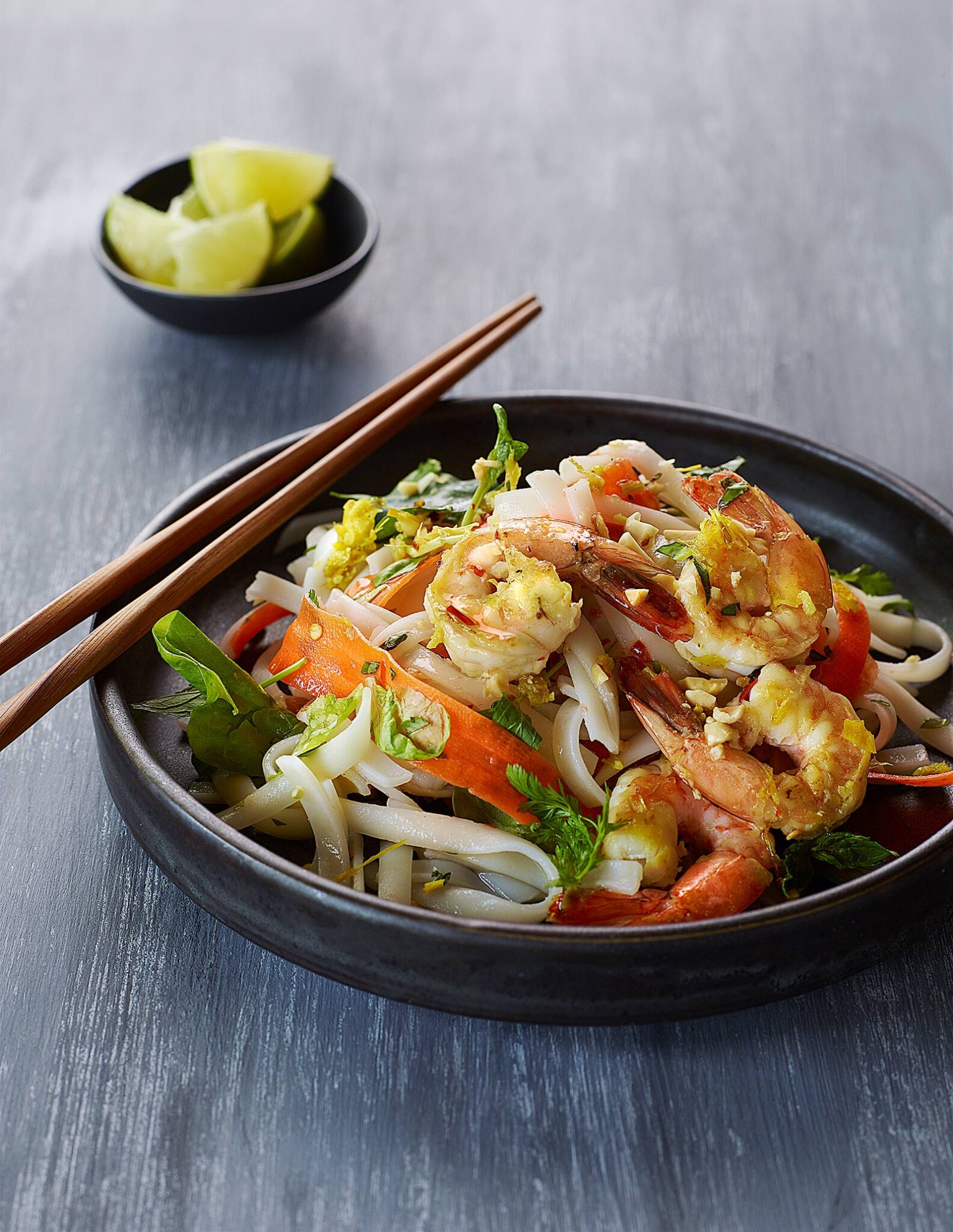 Dr. Annie Fenn's Lemongrass Shrimp and Rice Noodle Salad - Serendipity ...