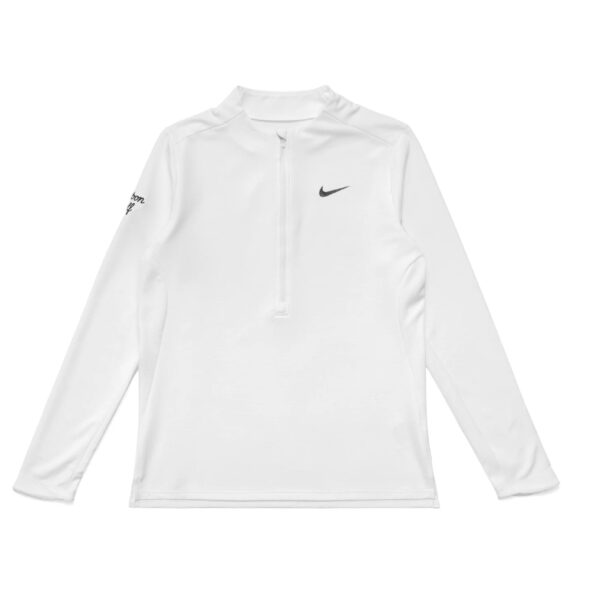 white nike quarter zip