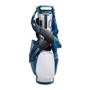 Golf bag teal with white and black detailing
