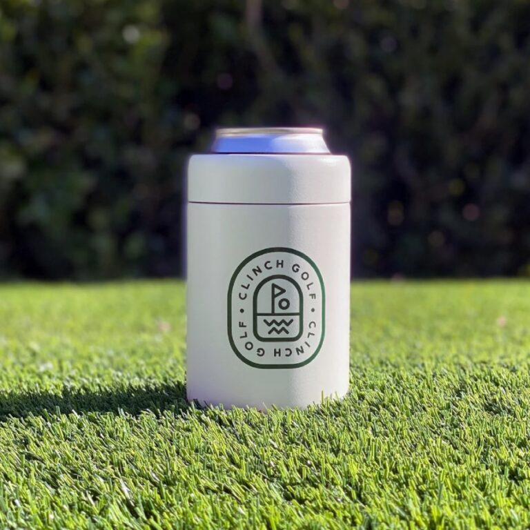 golf-themed can holder