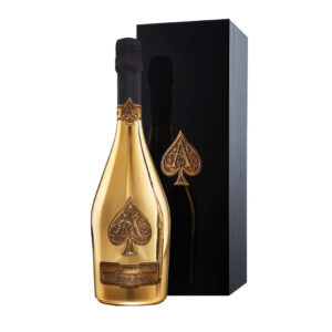 Armand De Brignac “ace of spades" gold champagne with box