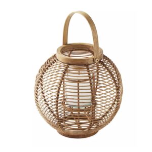 Woven candle holder